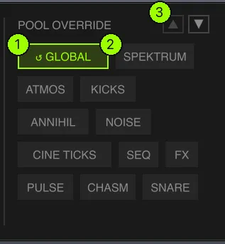 Pool override